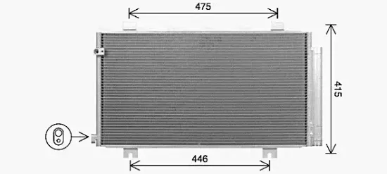 Kondensator, Klimaanlage AVA Clever Choice HD5325D Bild Kondensator, Klimaanlage AVA Clever Choice HD5325D