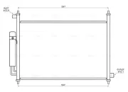 Kondensator, Klimaanlage AVA QUALITY COOLING HD5338D