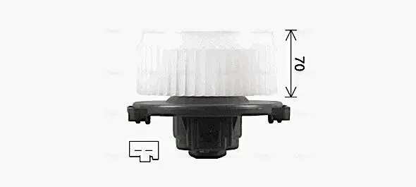 Innenraumgebläse 12 V AVA Clever Choice HD8326