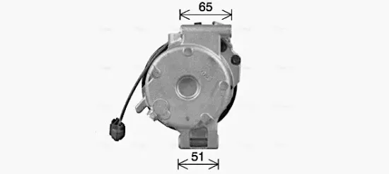 Kompressor, Klimaanlage 12 V AVA Clever Choice HDAK322 Bild Kompressor, Klimaanlage 12 V AVA Clever Choice HDAK322