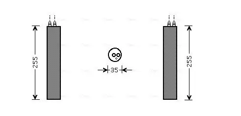 Kondensator, Klimaanlage AVA QUALITY COOLING HD5214D Bild Kondensator, Klimaanlage AVA QUALITY COOLING HD5214D
