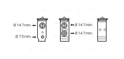 Kondensator, Klimaanlage AVA QUALITY COOLING HDA5209 Bild Kondensator, Klimaanlage AVA QUALITY COOLING HDA5209