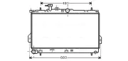 Kühler, Motorkühlung AVA QUALITY COOLING HY2097