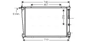 Kühler, Motorkühlung AVA QUALITY COOLING HY2255