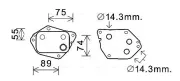Ölkühler, Motoröl AVA QUALITY COOLING HY3288