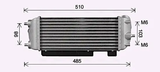 Ladeluftkühler AVA Clever Choice HY4485 Bild Ladeluftkühler AVA Clever Choice HY4485