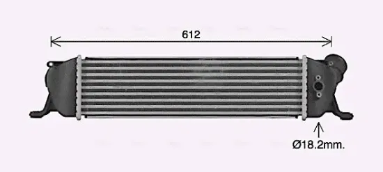 Ladeluftkühler AVA QUALITY COOLING HY4489 Bild Ladeluftkühler AVA QUALITY COOLING HY4489
