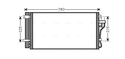 Kondensator, Klimaanlage AVA QUALITY COOLING HY5190D Bild Kondensator, Klimaanlage AVA QUALITY COOLING HY5190D