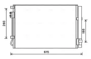 Kondensator, Klimaanlage AVA QUALITY COOLING HY5269D