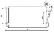 Kondensator, Klimaanlage AVA QUALITY COOLING HY5298D