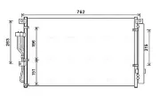 Kondensator, Klimaanlage AVA QUALITY COOLING HY5345D