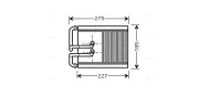 Wärmetauscher, Innenraumheizung AVA QUALITY COOLING HY6168