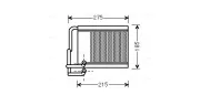 Wärmetauscher, Innenraumheizung AVA QUALITY COOLING HY6213