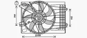 Lüfter, Motorkühlung 12 V AVA QUALITY COOLING HY7573