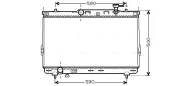 Kühler, Motorkühlung AVA QUALITY COOLING HYA2109