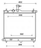 Kühler, Motorkühlung AVA QUALITY COOLING HYA2291