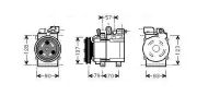Kompressor, Klimaanlage AVA Clever Choice HYK139