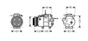 Kompressor, Klimaanlage AVA Clever Choice HYK237