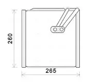 Verdampfer, Klimaanlage AVA QUALITY COOLING HYV406