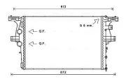 Kühler, Motorkühlung AVA QUALITY COOLING IV2126