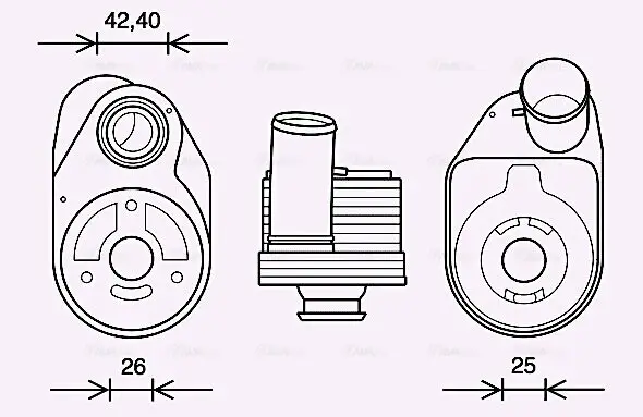 Ölkühler, Motoröl AVA QUALITY COOLING IV3136