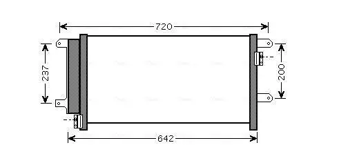Kondensator, Klimaanlage AVA QUALITY COOLING IVA5089D Bild Kondensator, Klimaanlage AVA QUALITY COOLING IVA5089D