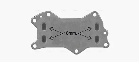 Ölkühler, Motoröl AVA QUALITY COOLING JE3079 Bild Ölkühler, Motoröl AVA QUALITY COOLING JE3079