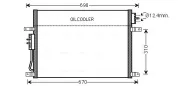 Kondensator, Klimaanlage AVA QUALITY COOLING JEA5050