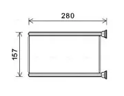 Wärmetauscher, Innenraumheizung AVA QUALITY COOLING JEA6069