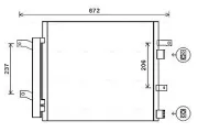 Kondensator, Klimaanlage AVA Clever Choice JR5056D