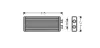W&auml;rmetauscher, Innenraumheizung AVA Clever Choice JR6055
