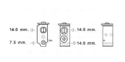 Expansionsventil, Klimaanlage AVA QUALITY COOLING KA1268