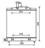 Kühler, Motorkühlung AVA QUALITY COOLING KA2172