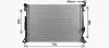 Kühler, Motorkühlung AVA QUALITY COOLING KA2342 Bild Kühler, Motorkühlung AVA QUALITY COOLING KA2342