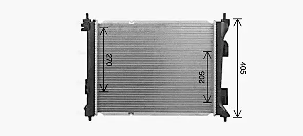 Kühler, Motorkühlung AVA Clever Choice KA2343