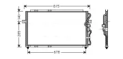 Kondensator, Klimaanlage AVA QUALITY COOLING KA5014