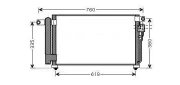 Kondensator, Klimaanlage AVA QUALITY COOLING KA5081D