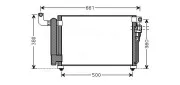 Kondensator, Klimaanlage AVA QUALITY COOLING KA5082D