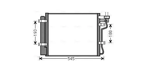 Kondensator, Klimaanlage AVA QUALITY COOLING KA5134D