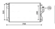 Kondensator, Klimaanlage AVA QUALITY COOLING KA5153D