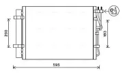 Kondensator, Klimaanlage AVA QUALITY COOLING KA5198D