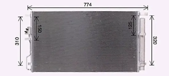 Kondensator, Klimaanlage AVA QUALITY COOLING KA5301D Bild Kondensator, Klimaanlage AVA QUALITY COOLING KA5301D