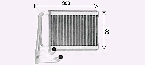 Wärmetauscher, Innenraumheizung AVA QUALITY COOLING KA6306