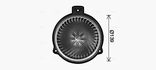 Innenraumgebläse 12 V AVA QUALITY COOLING KA8309 Bild Innenraumgebläse 12 V AVA QUALITY COOLING KA8309