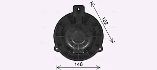 Innenraumgebläse 12 V AVA QUALITY COOLING KA8309 Bild Innenraumgebläse 12 V AVA QUALITY COOLING KA8309