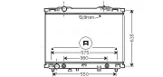 Kühler, Motorkühlung AVA QUALITY COOLING KAA2057