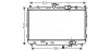 Kühler, Motorkühlung AVA QUALITY COOLING KAA2072