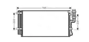 Kondensator, Klimaanlage AVA QUALITY COOLING KAA5110D