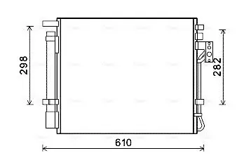 Kondensator, Klimaanlage AVA QUALITY COOLING KAA5149D