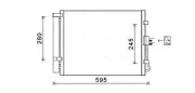 Kondensator, Klimaanlage AVA QUALITY COOLING KAA5150D